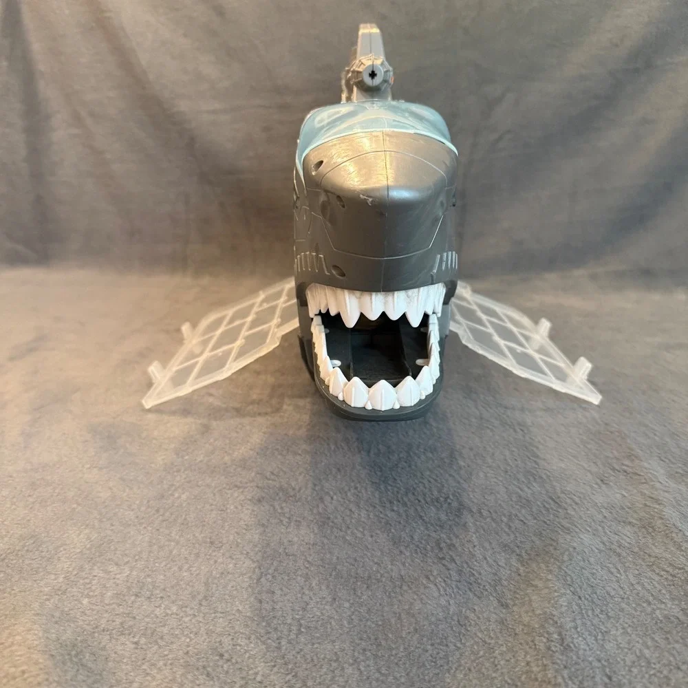 Adventure Force Shark Strike Submarine Toy Carrier with Lights and Sounds Gray